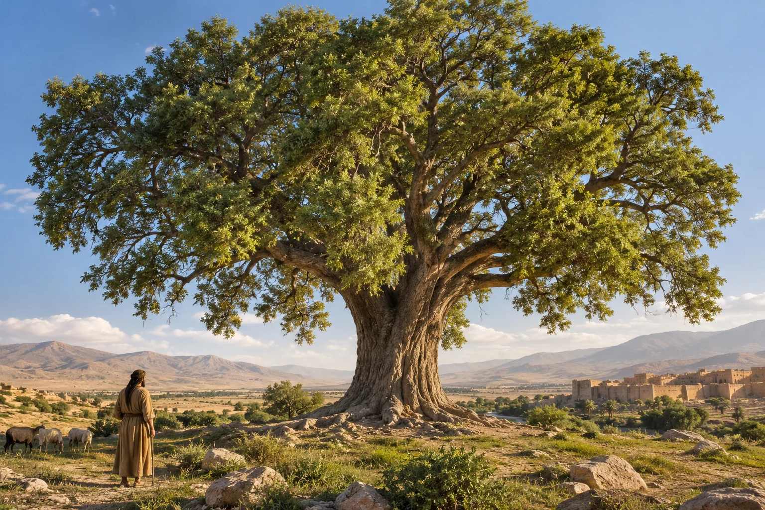 Beeld bij Daniel 4: De grote boom