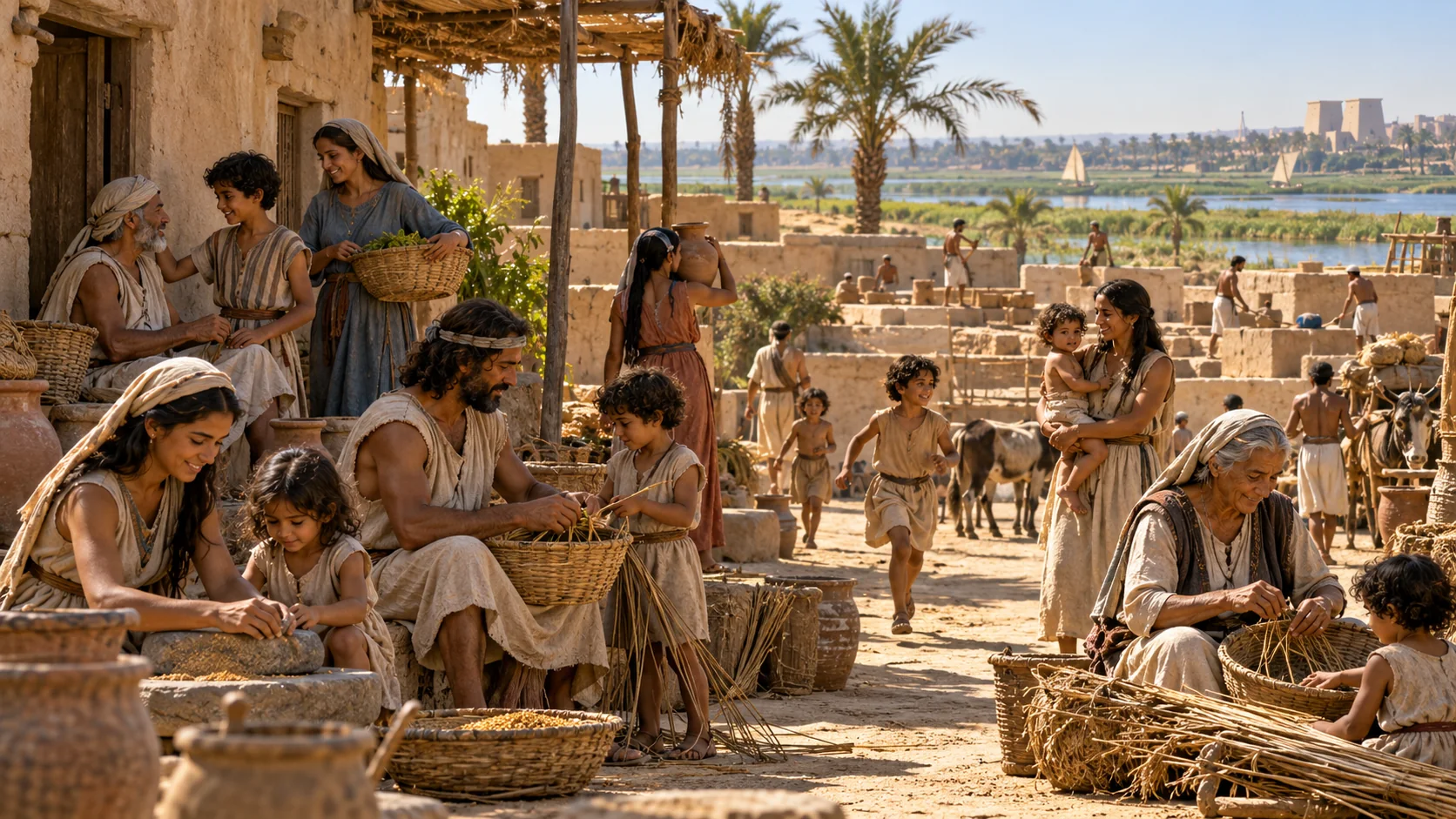 Beeld bij Exodus 1: De Israëlieten groeien tot een groot volk