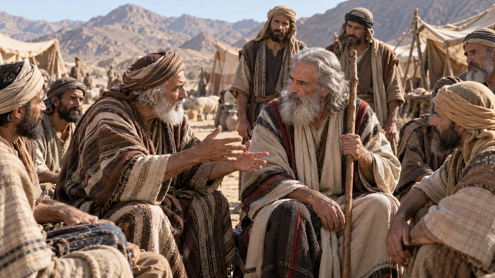 Beeld bij Exodus 18: Betrouwbare leiders voor het volk