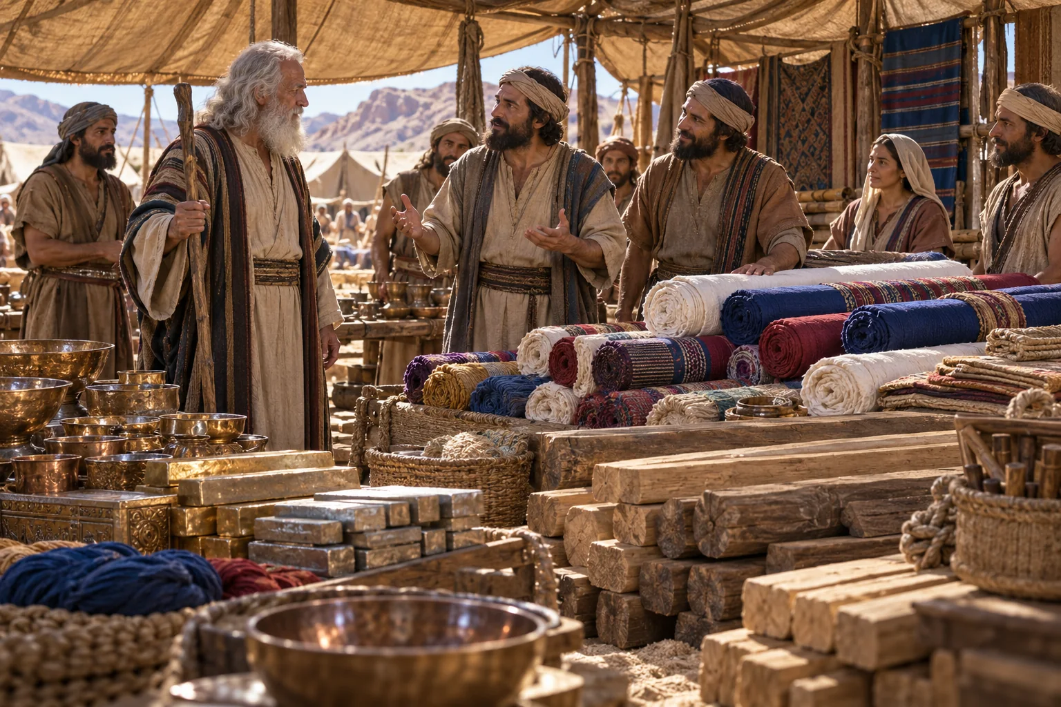 Beeld bij Exodus 36: Er zijn meer dan genoeg gaven