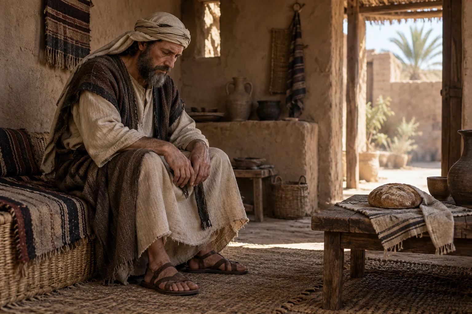 Beeld bij Ezechiel 24: Stille rouw