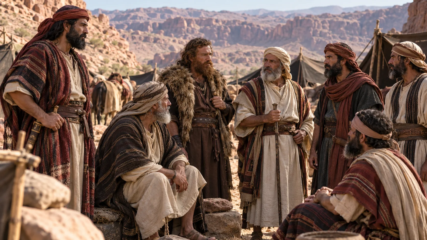 Beeld bij Genesis 36: De stamhoofden uit Esau's geslacht