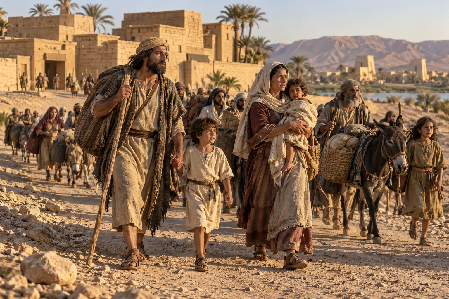 Beeld bij Hosea 11: Uit Egypte geroepen
