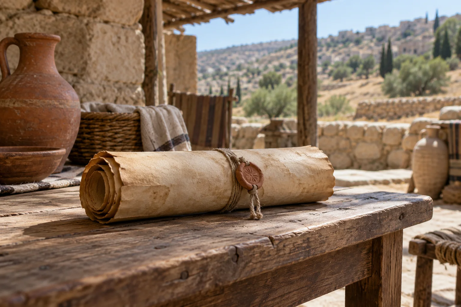 Beeld bij Jesaja 29: Een verzegelde boekrol