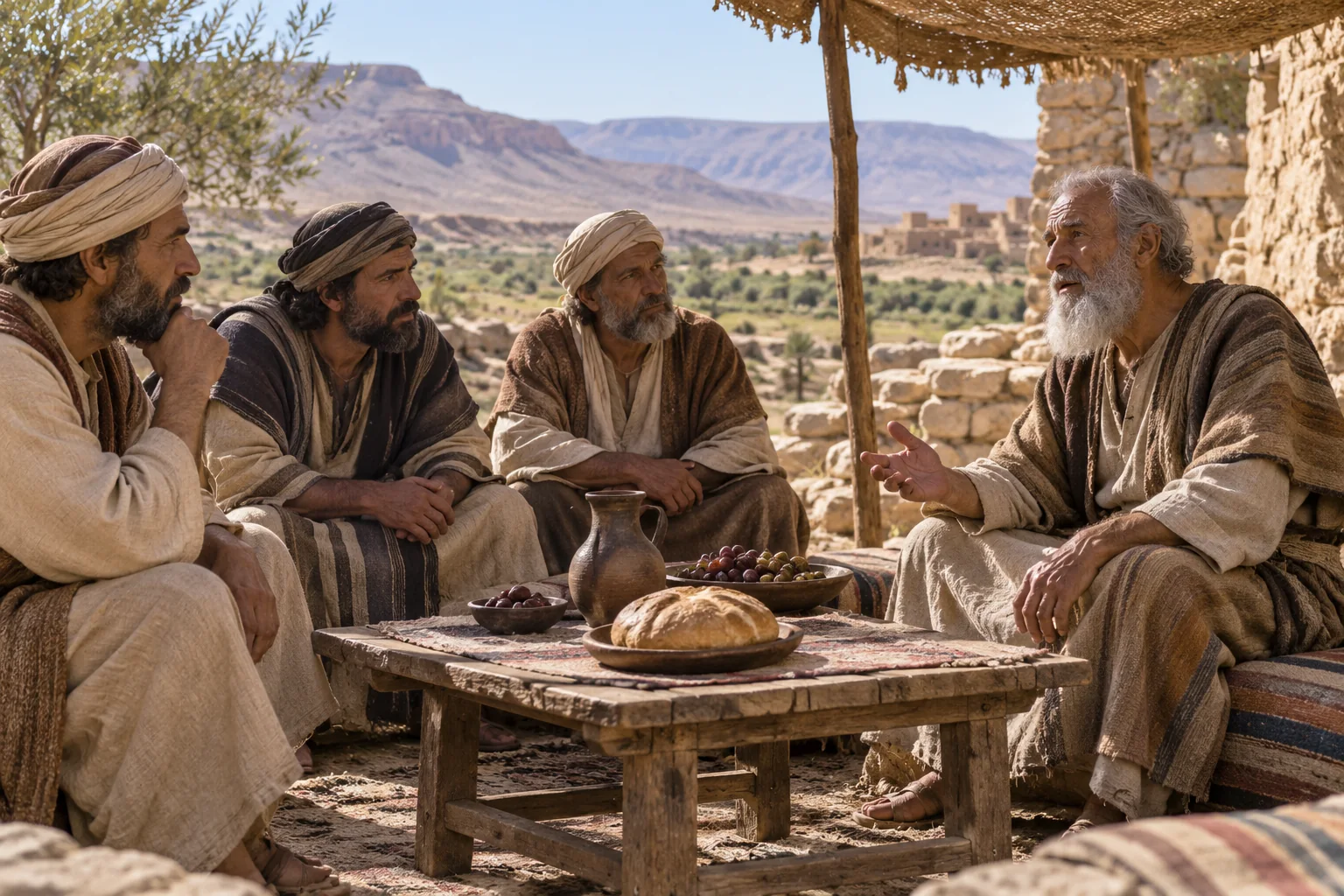 Beeld bij Job 23: Job houdt vast aan Gods woorden