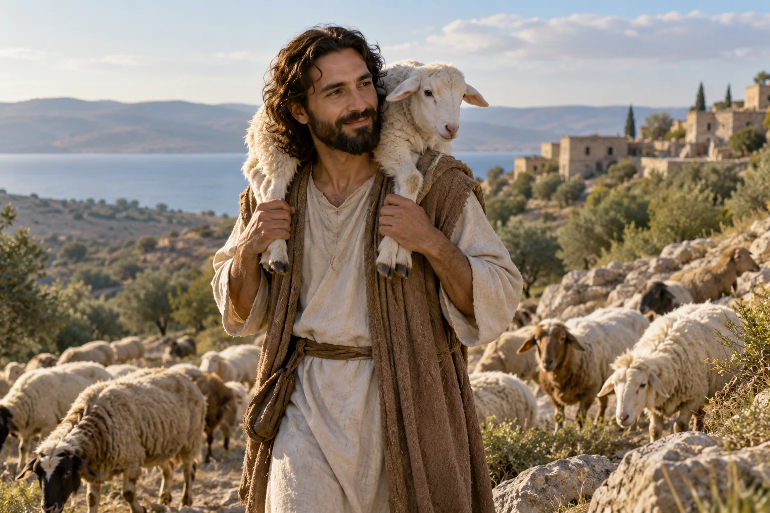 Beeld bij Johannes 10: De goede herder