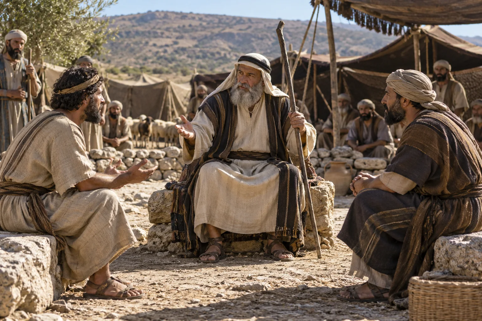 Beeld bij Leviticus 24: Hetzelfde recht voor inwoner en vreemdeling
