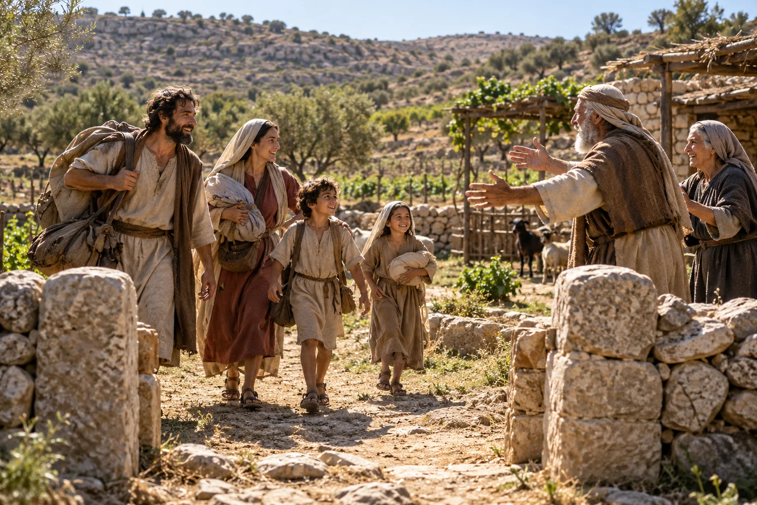 Beeld bij Leviticus 25: Het jubeljaar brengt vrijheid en terugkeer