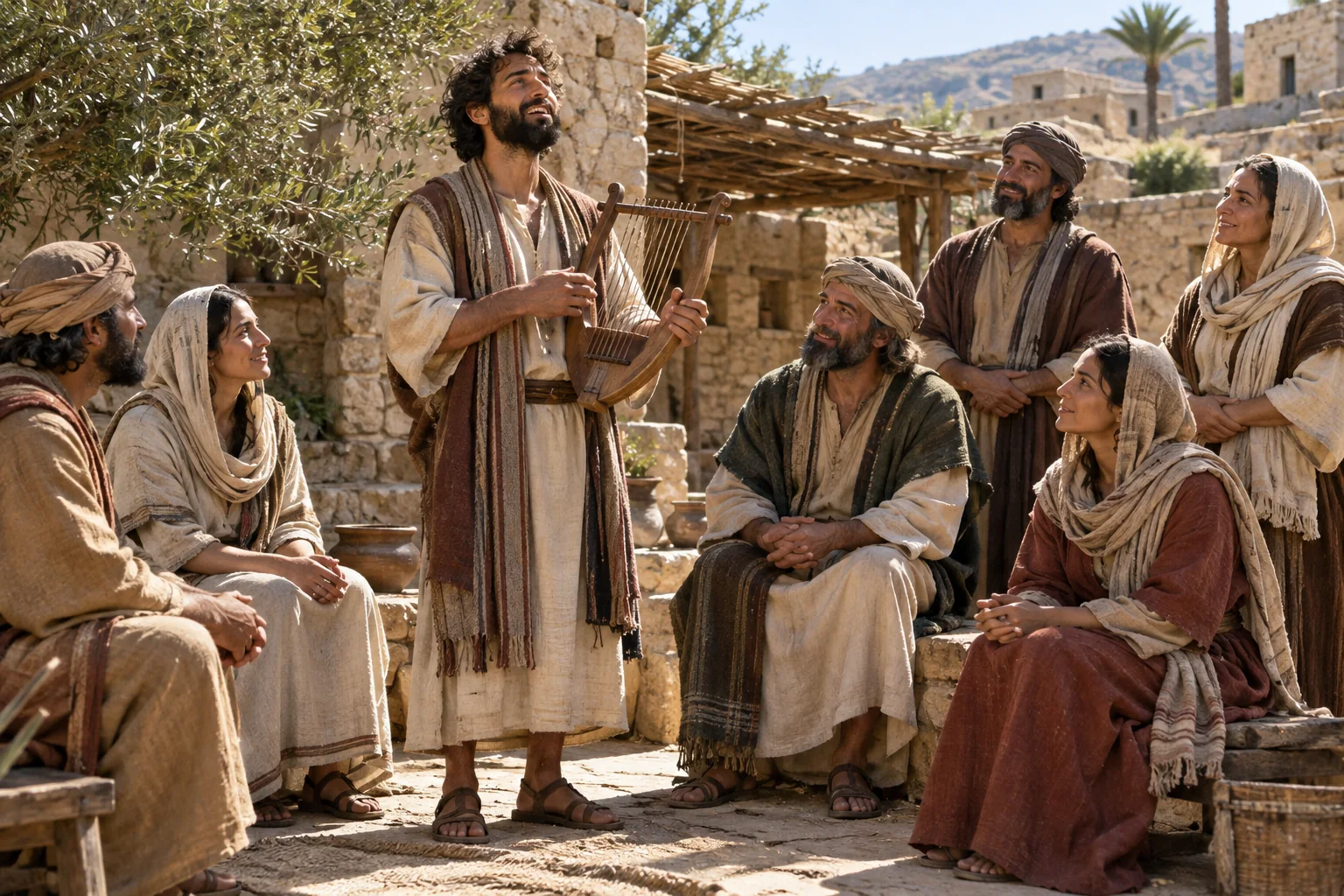 Beeld bij Psalmen 109: God prijzen midden onder velen