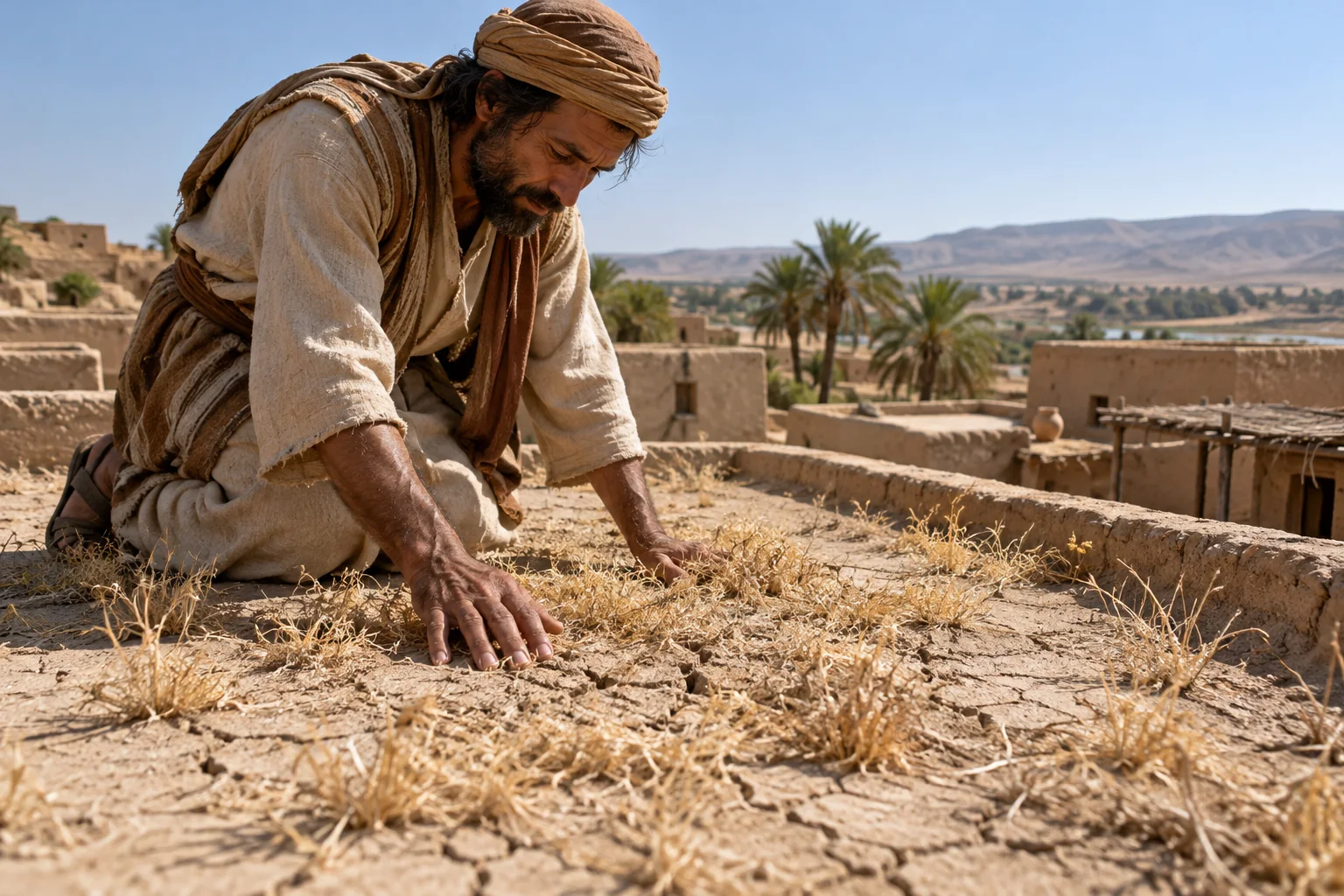 Beeld bij Psalmen 129: Beeldspraak: gras op de daken