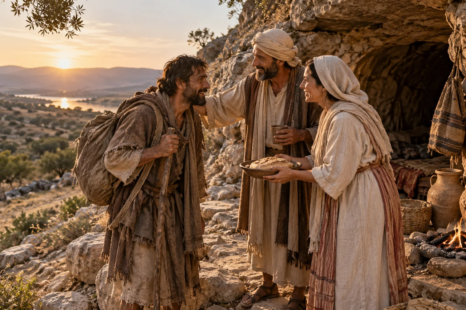 Beeld bij Psalmen 142: Omringd door rechtvaardigen