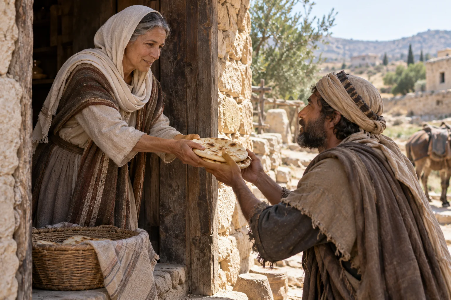 Beeld bij Psalmen 146: Brood voor wie honger heeft