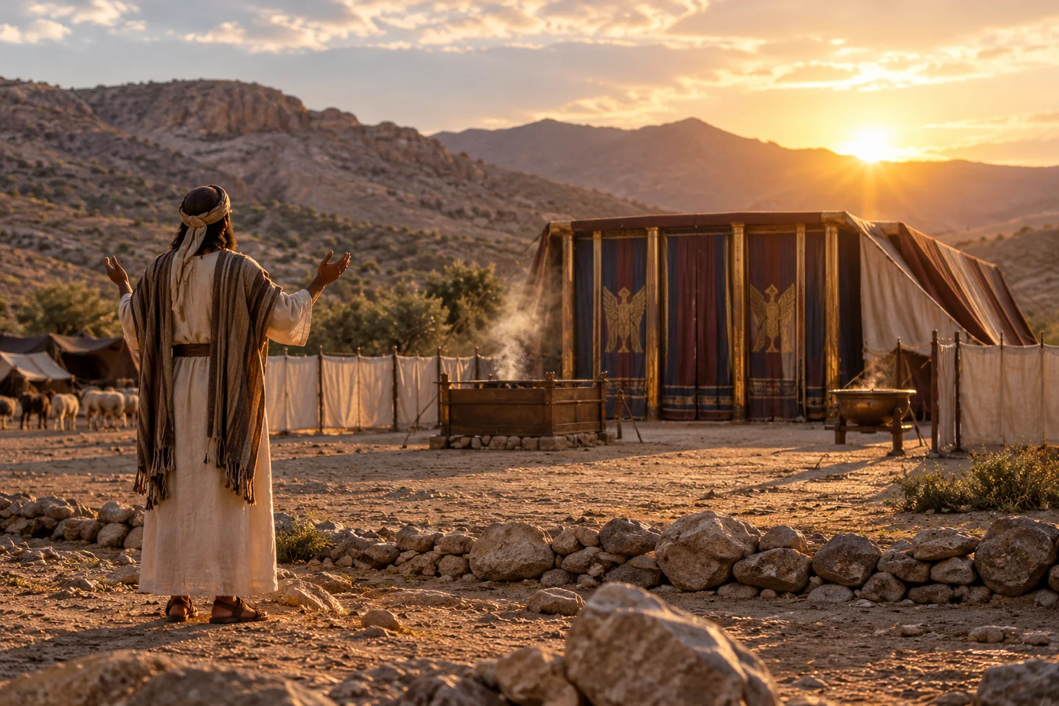 Beeld bij Psalmen 26: Liefde voor de plaats van Gods eer