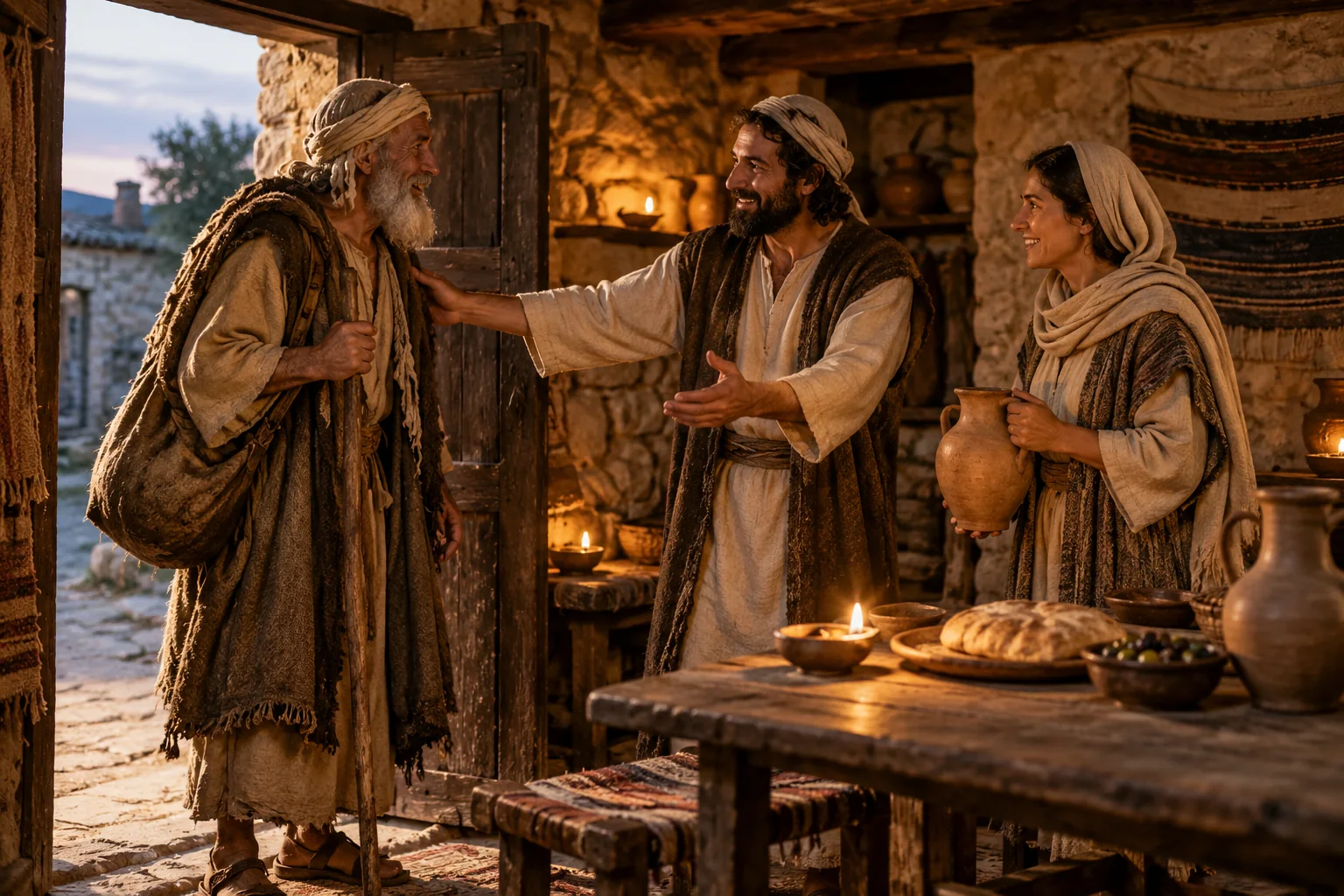 Beeld bij Psalmen 68: Een huis voor wie eenzaam was