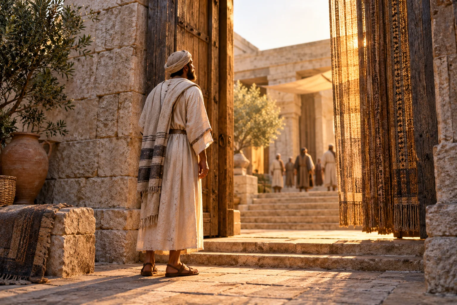 Beeld bij Psalmen 84: Liever op de drempel van Gods huis